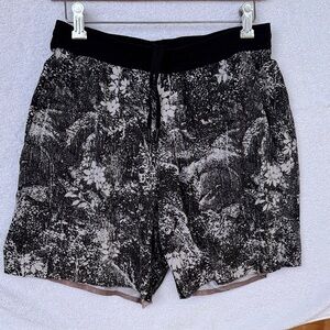 lululemon athletica Black and White Athletic Shorts